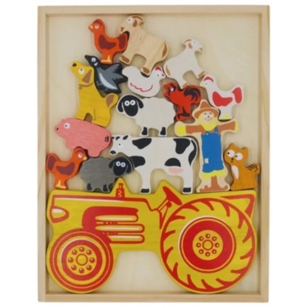 Begin Again Tractor Stacking Balancing Game & Playset​​​​ - Picture 2 of 9